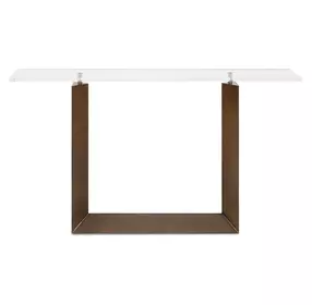 Riverton Bronze Rectangular Acrylic Top Console Table