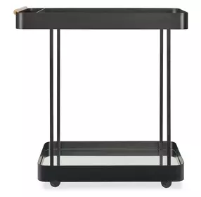 Vesper Black Bar Cart