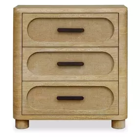 Langston Natural Oak 3 Drawer Accent Chest