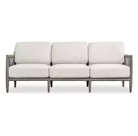 Grafton Oyster White Outdoor 80" Sofa