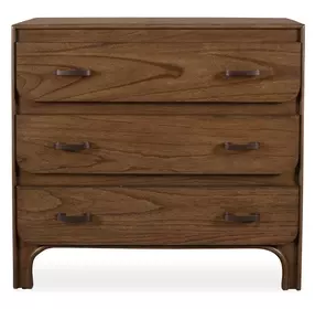 Somerset Natural Brown 3 Drawer Accent Chest