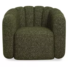 Riverton Moss Upholstered Swivel Accent Chair
