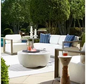 Carlisle Oyster Outdoor Living Room Set