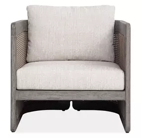 Oakley Sand Upholstered Outdoor Barrel Chair