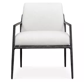 Somerset Oyster White Upholstered Outdoor Lounge Chair