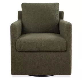 Oakley Kale Green Upholstered Swivel Glider Accent Chair