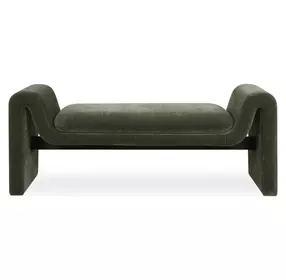 Grafton Moss Upholstered Bed Bench