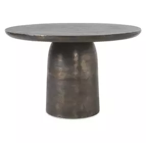 Alden Dark Golden Bronze Outdoor 48" Round Bistro Table