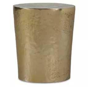 Morroni Antique Brass Oval Accent Table