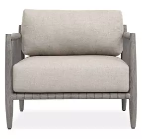 Grafton Dove Upholstered Outdoor Lounge Chair