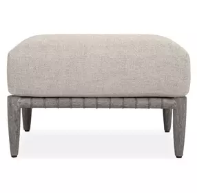 Grafton Dove Upholstered Outdoor Rectangular Ottoman