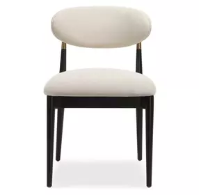 Alden Off White Upholstered Dining Chair Set of 2
