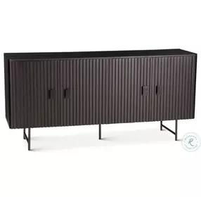 Halden Matte Black 67" Sideboard