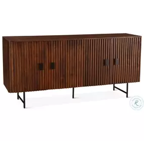 Halden Pecan Brown Tall 67" Sideboard