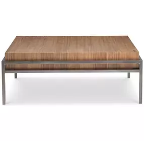 Collins Nocino and Black Oxide Square Cocktail Table