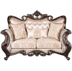 Constantine Beige 70" Loveseat