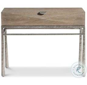 Aventura Marcona 1 Drawer Nightstand with Metal Frame and USB Charging