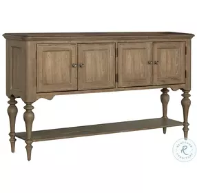 Weston Hills Natural Wood Distressed Sideboard