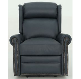 Gabby Santa Fe Ocean Leather Lounge Power Recliner with Power Headrest and Power Lumbar