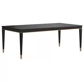 Boulevard Raven Black 82" Rectangular Dining Table