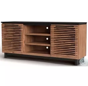 Graceland Black And Bourbon 63" TV Stand