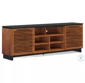 Graceland Black And Bourbon 85" TV Stand