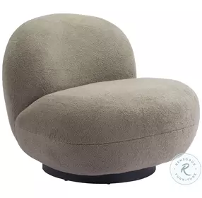 Myanmar Green Swivel Accent Chair