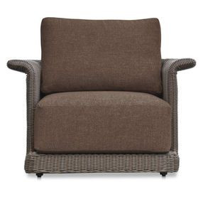 Meredith Brown Upholstered Outdoor Accent Chair