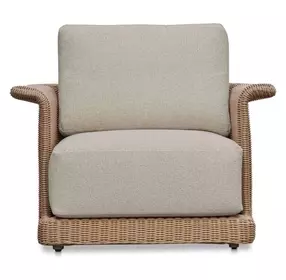 Meredith Beige Upholstered Outdoor Accent Chair