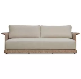 Meredith Beige Outdoor 91" Sofa