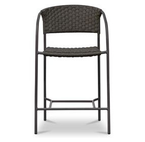 Zola Dark Brown Outdoor Counter Height Chair