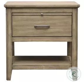 Geo Heights Butterscotch Nightstand