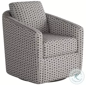 Daisey Moonwalk Pewter 32" Wide Swivel Glider