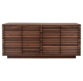 Giovanni Walnut 4 Door Buffet