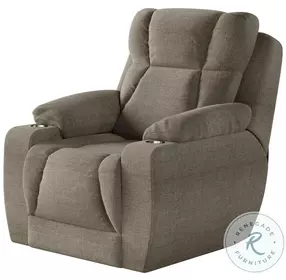 Challenger Bahari Mushroom Power Headrest Wall Hugger Big Mans Recliner