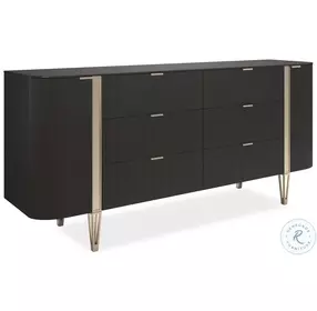 Love At First Sight Dark Chocolate 6 Drawer Dresser