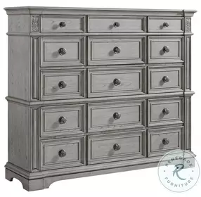 Brookstone Aged Grey 15 Drawer Chest