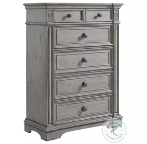 Brookstone Aged Grey 5 Drawer Chest