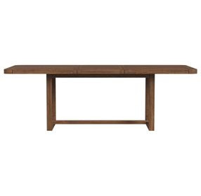 Thorin Brown 90" Extendable Rectangular Dining Table
