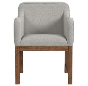 Thorin Light Gray Upholstered Dining Chair Set of 2