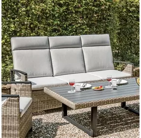 Antigua Multi Colored 77" Outdoor Sofa