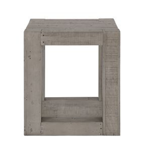 Pinedale Gray Square End Table