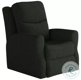 Fame Glam Squad Slate Swivel Rocker Recliner