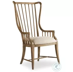 Sanctuary Antique Hickory Tall Spindle Arm Chair Set Of 2