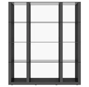 Cloud Gray High Gloss Wall Unit