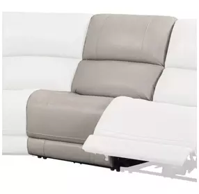 Easton Steamboat Quartz Leather Zero Gravity Power Armless Recliner with USB Charging