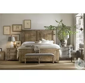 Boheme Light Brown Laurier Panel Bedroom Set