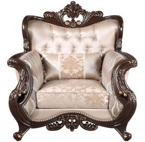 Constantine Beige Upholstered Arm Chair