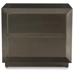 Dawson Deep Bronze 2 Drawer Nightstand