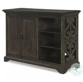 Bellamy Deep Weathered Pine Printer Stand